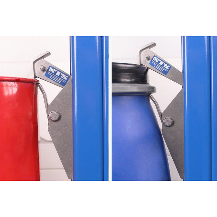 Grip de seguridad para que no se caigan los tambores o cuñetes