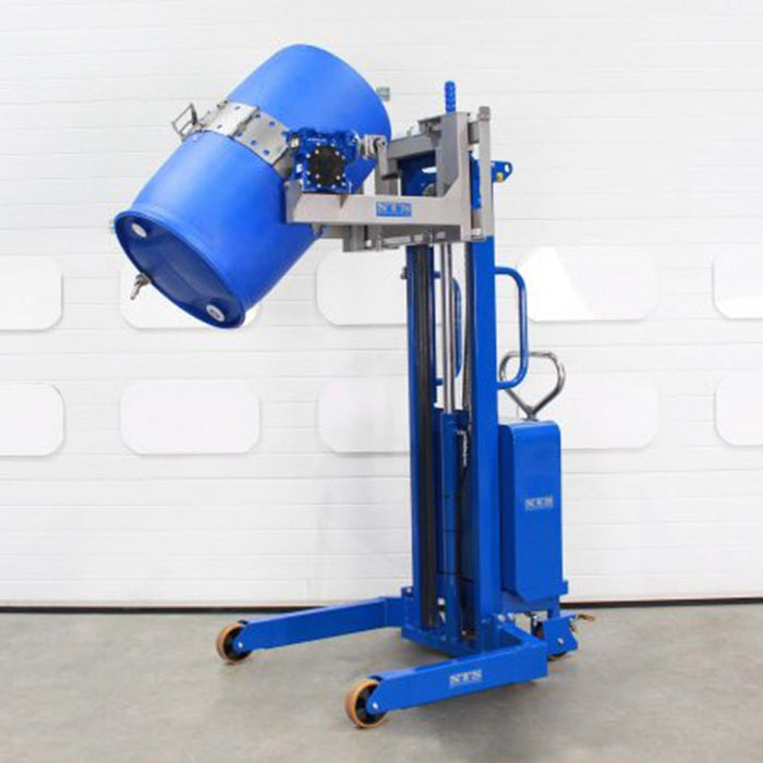 Rotador universal de tambores manual elevando y rotando barril