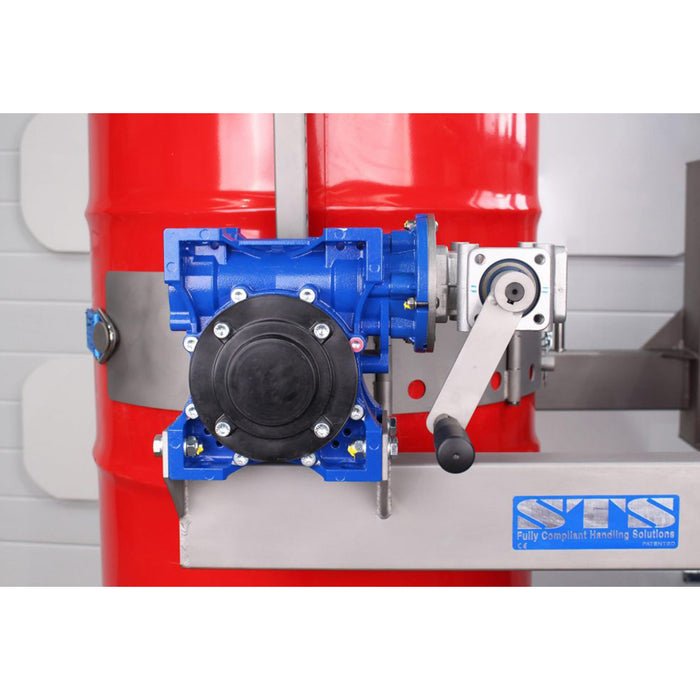 Chasis en acero, rotador de tambores DRU01 acero inoxidable.