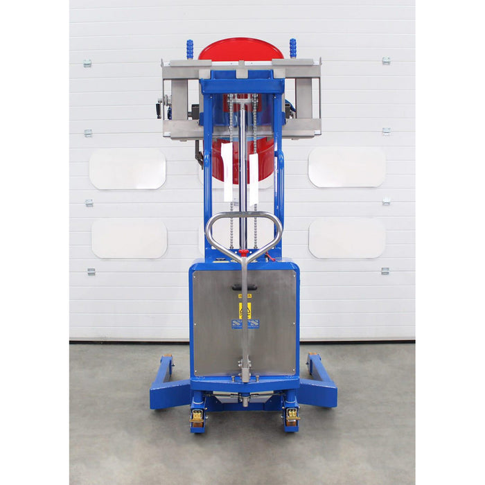 Detallle de elevación electrohidráulica, 2 velocidades.