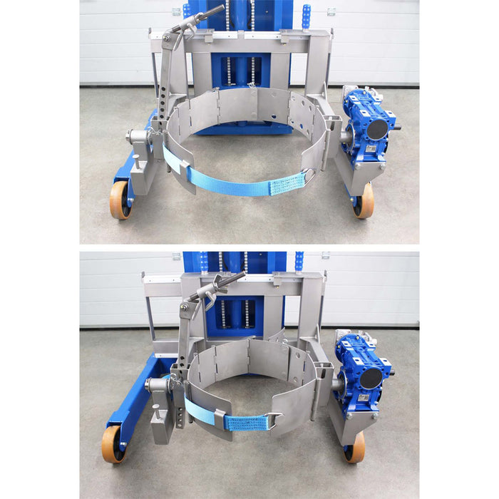 Banda universal del rotador diseñada para adaptar los contornos de cualquier tambor